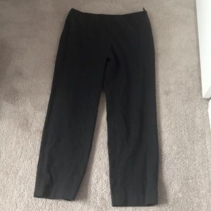 Talbots Stretch flat front side zip pants